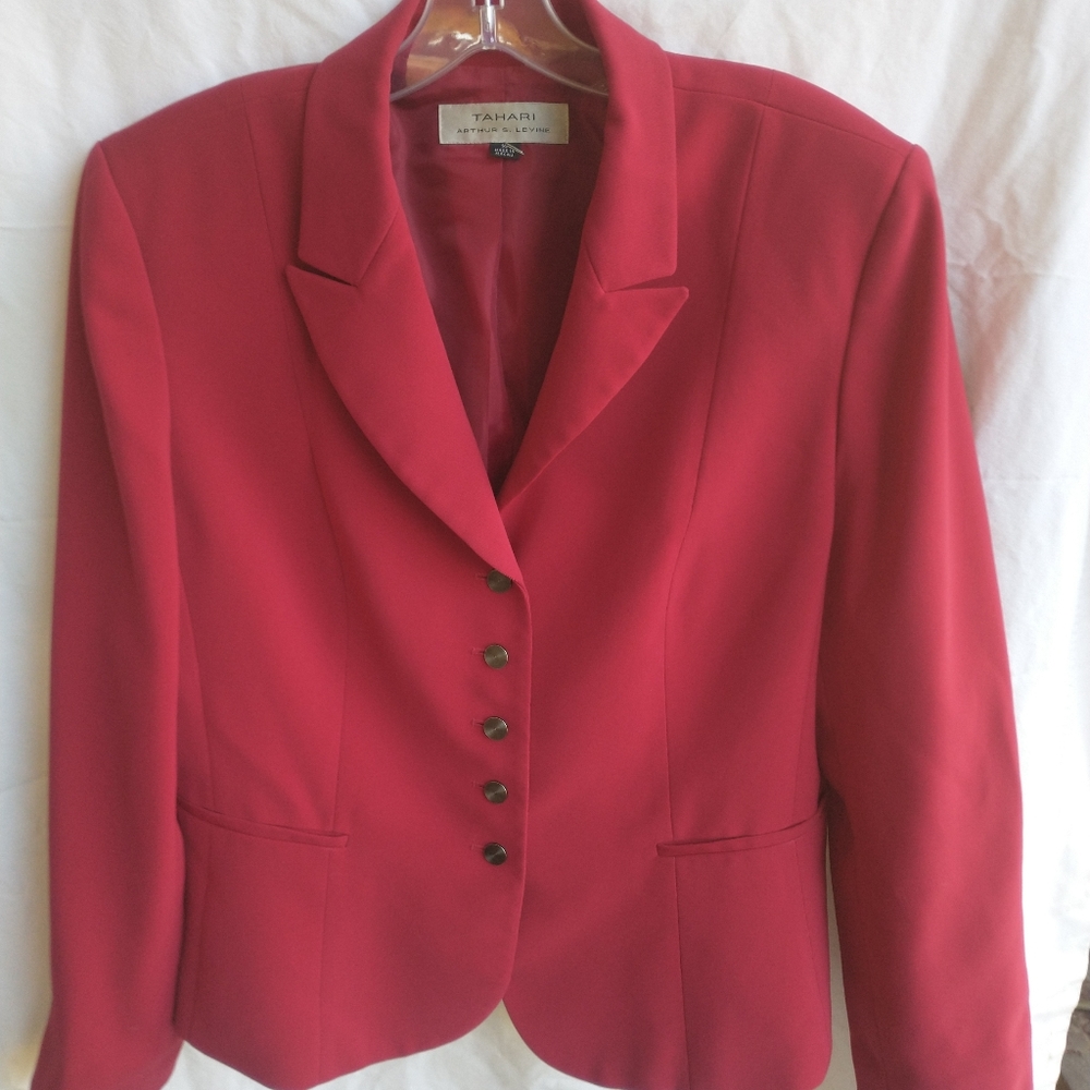 Red Power Suit